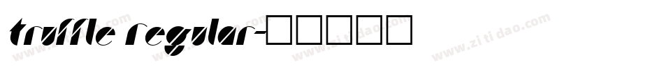 Truffle Regular字体转换